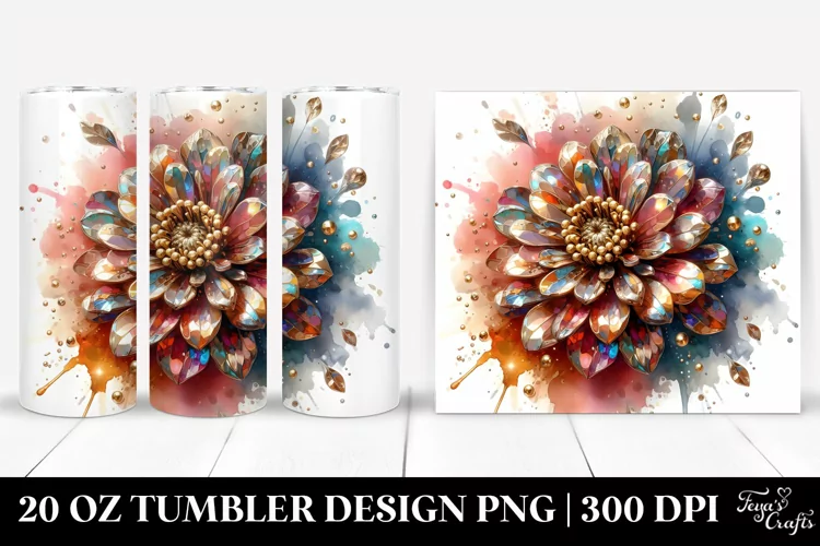 Shiny Zinnia Tumbler