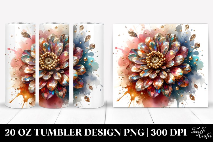 Shiny Zinnia Tumbler example image 1