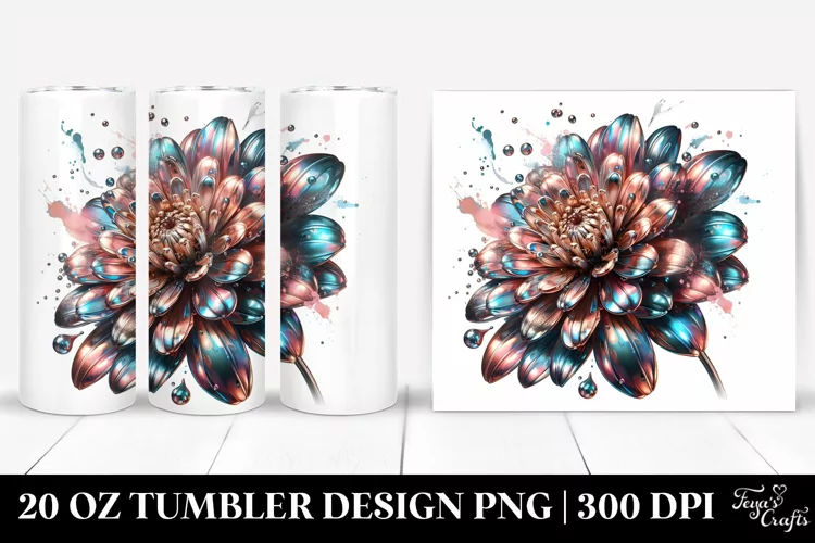 Shiny Zinnia Tumbler