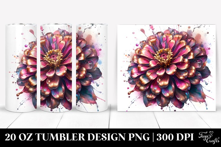 Shiny Zinnia Tumbler example image 1
