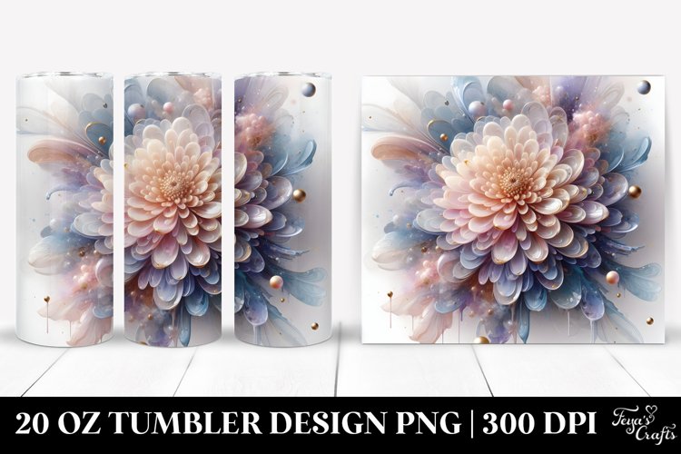 Glossy Chrysanthemum Clipart 20 Oz Tumbler