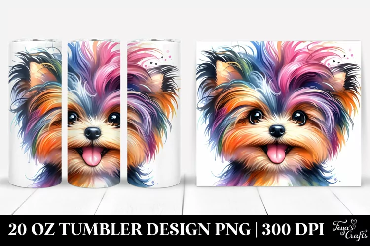 Baby Dog with Happy Expression 20 Oz Tumbler
