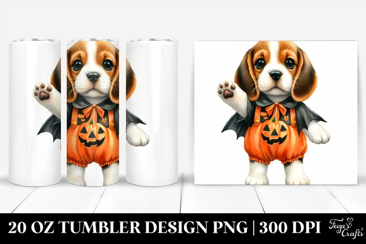 Exciting Beagle Halloween 20 Oz Tumbler