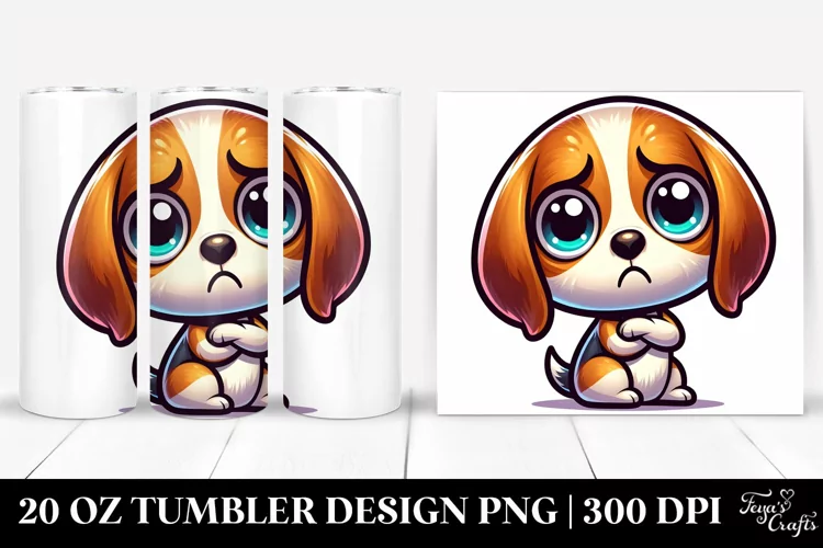 Enthusiastic Baby Beagle Snooze | 20 oz Tumbler