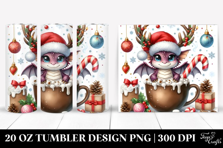 Christmas PNG 20 Oz Tumbler Design