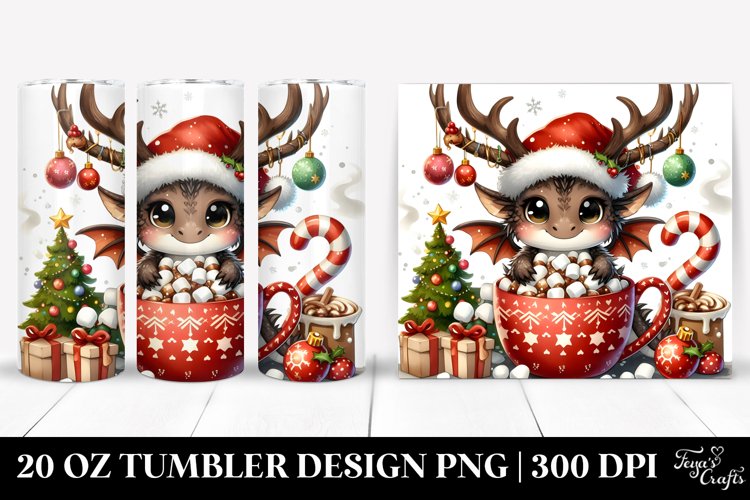 Christmas PNG 20 Oz Tumbler Design