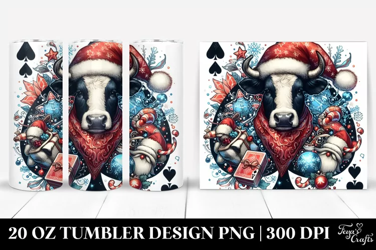 Christmas PNG 20 Oz Tumbler Design
