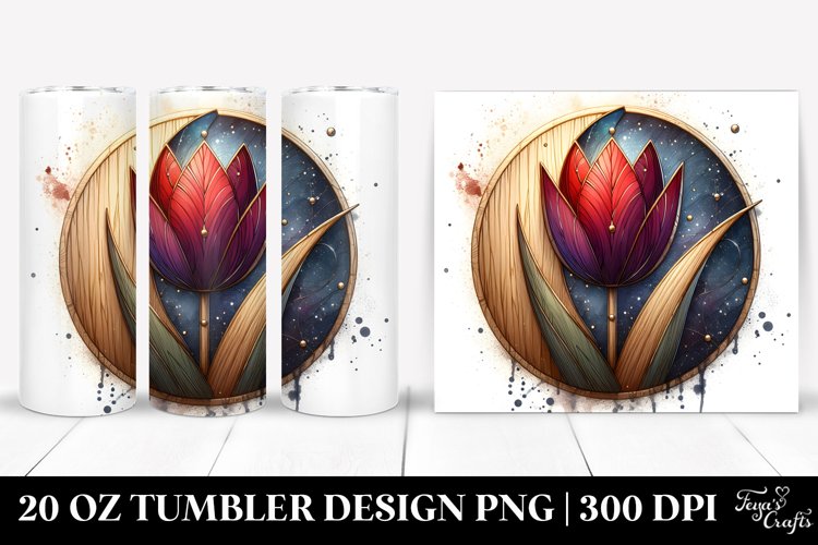 Stained Tulip Tumbler example image 1