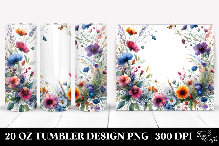 Vibrant Abstract Frame | 20 oz Tumbler