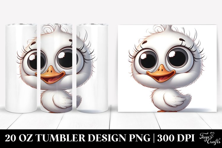 Crazy Baby Swan Tumbler example image 1