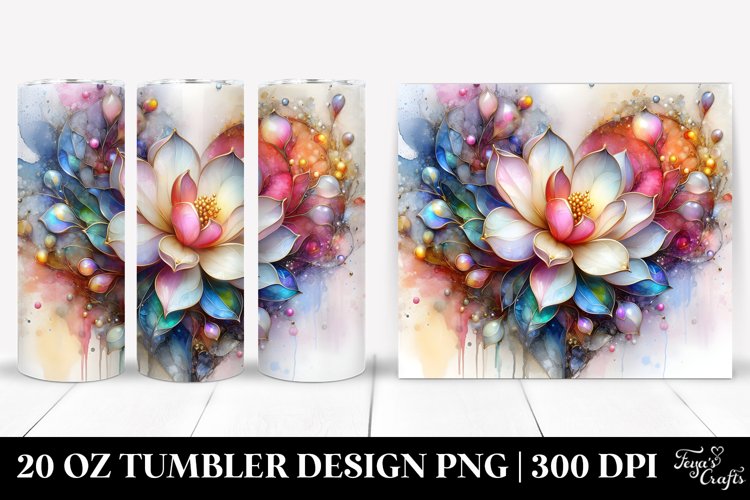 Vibrant Gardenia Tumbler