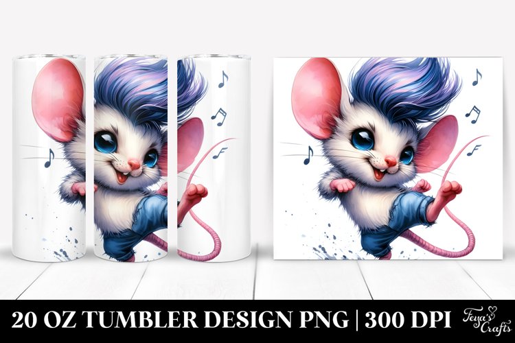Agressive Baby Mouse, 20 Oz Tumbler example image 1