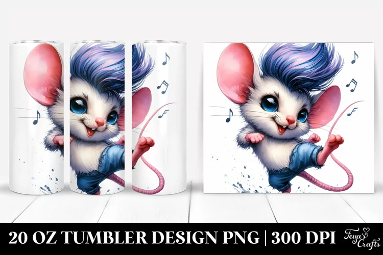 Agressive Baby Mouse, 20 Oz Tumbler