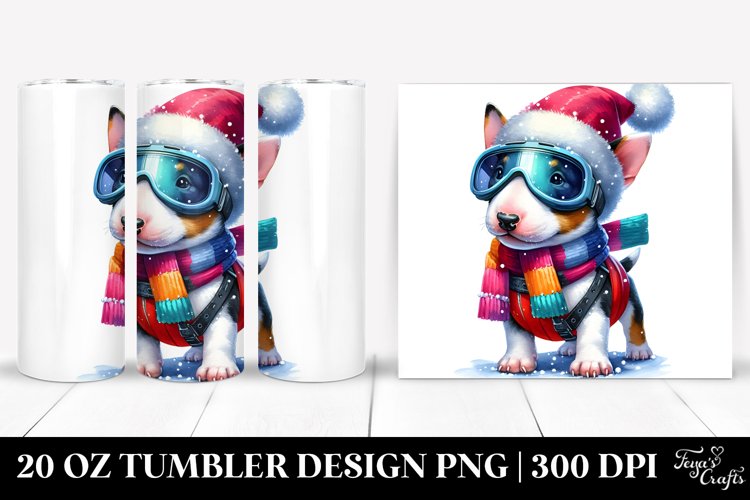 Enthusiastic Baby Bull Terrier 20 Oz Tumbler example image 1