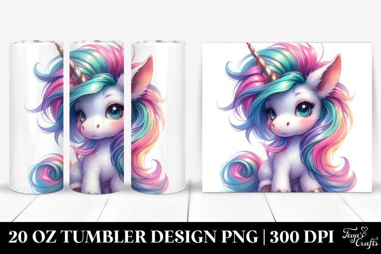 Baby Unicorn Cool Haircut | 20 Oz Tumbler