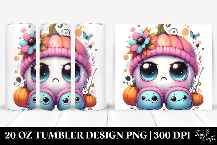 Adorable Pumpkin, 20 Oz Tumbler example image 1