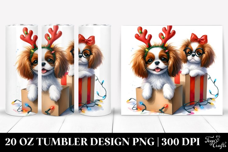 Enthusiastic Baby Cavalier King Charles Spaniel 20 Oz example image 1