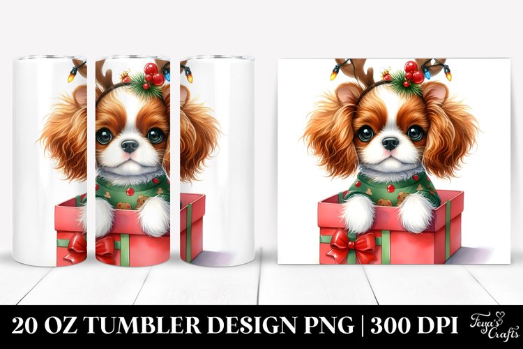 Enthusiastic Baby Cavalier King Charles Spaniel 20 Oz example image 1