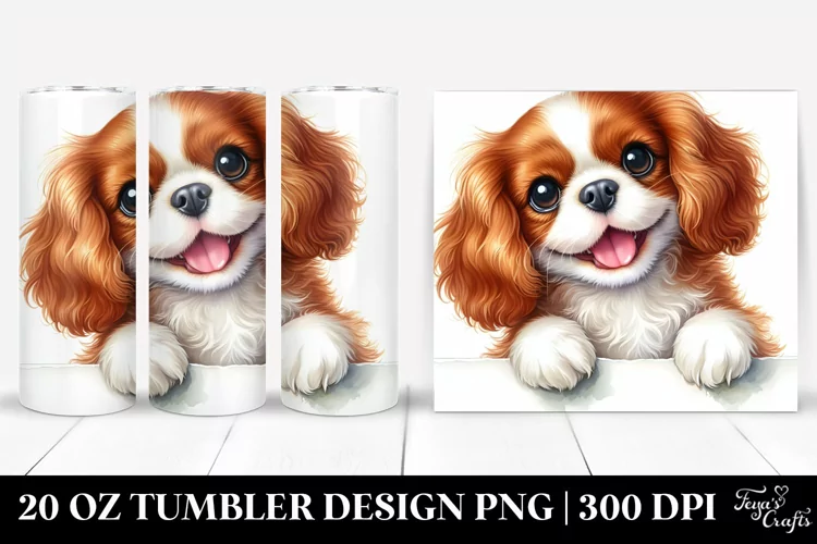 Enthusiastic Baby Cavalier King | 20 Oz Tumbler