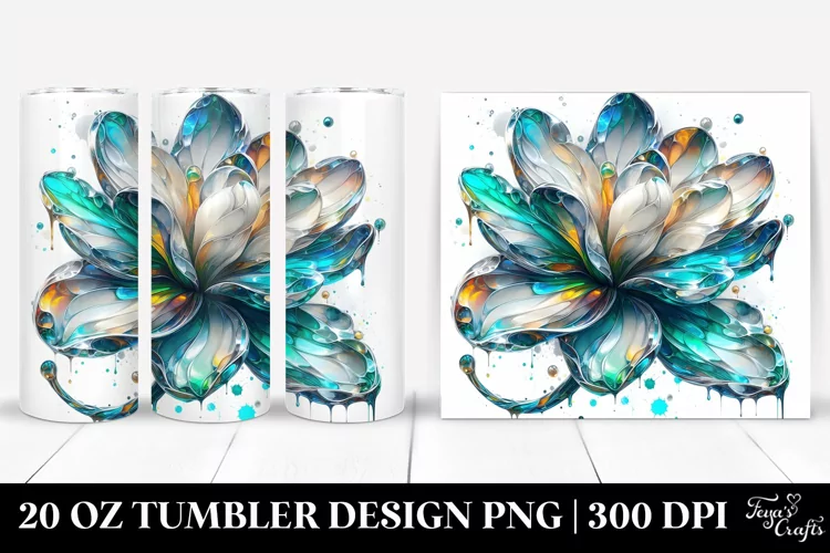 Shiny Gardenia Material 20 Oz Tumbler