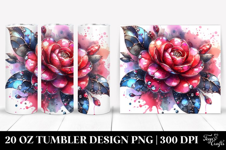Shiny Camellia Metallic | 20 Oz Tumbler example image 1