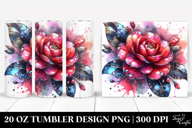 Shiny Camellia Metallic | 20 Oz Tumbler