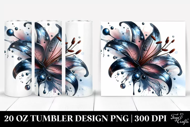 Glossy Lily Metallic | 20 Oz Tumbler