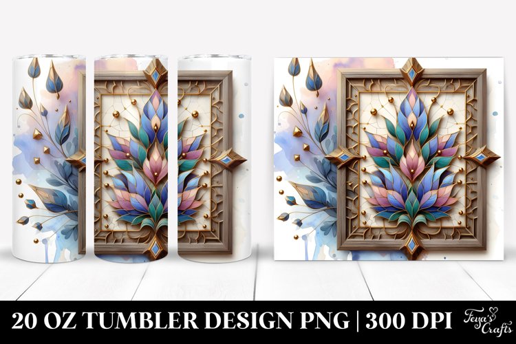 Stained Lobelia 20 Oz Tumbler example image 1