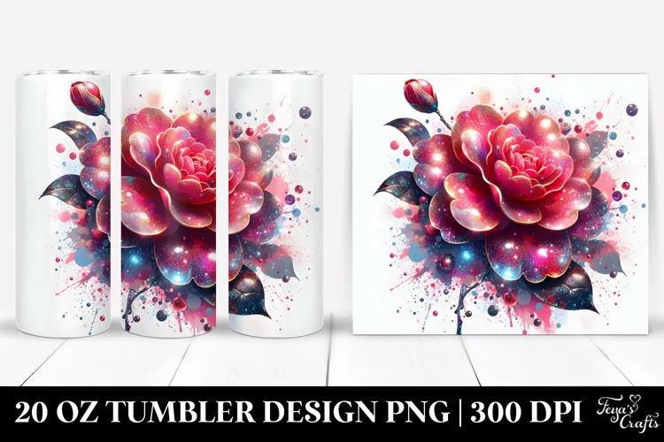 Shiny Camellia Metallic | 20 Oz Tumbler