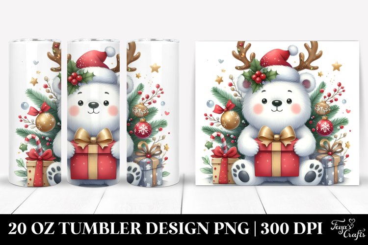 Christmas PNG 20 Oz Tumbler Design
