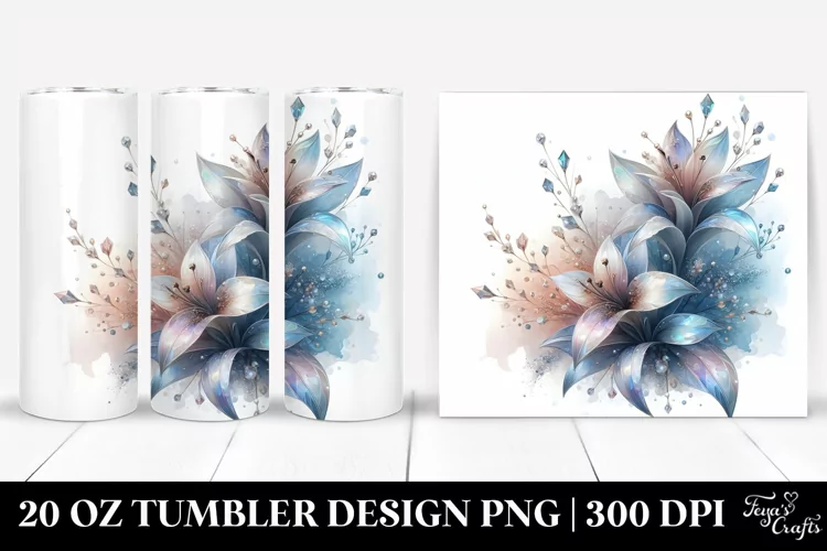 Shiny Lobelia 20 Oz Tumbler
