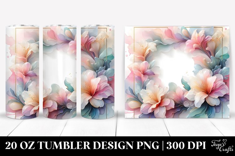 Glossy Azalea 20 Oz Tumbler example image 1