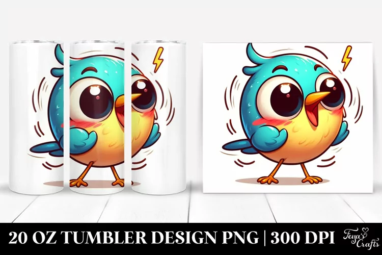 Colorful Shaking Baby Warbler | 20 Oz Tumbler