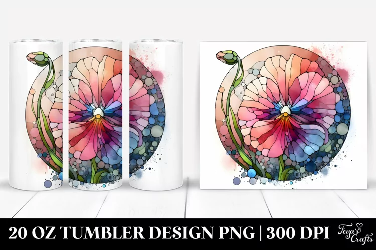 Stained Sweet Pea | 20 Oz Tumbler
