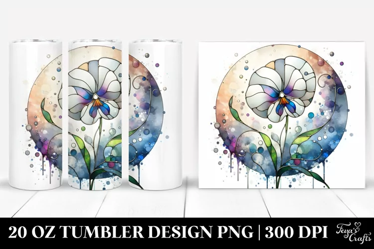 Stained Sweet Pea | 20 Oz Tumbler