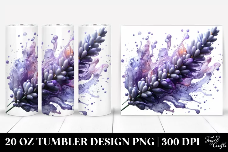 Abstract Shiny Lavender | 20 Oz Tumbler