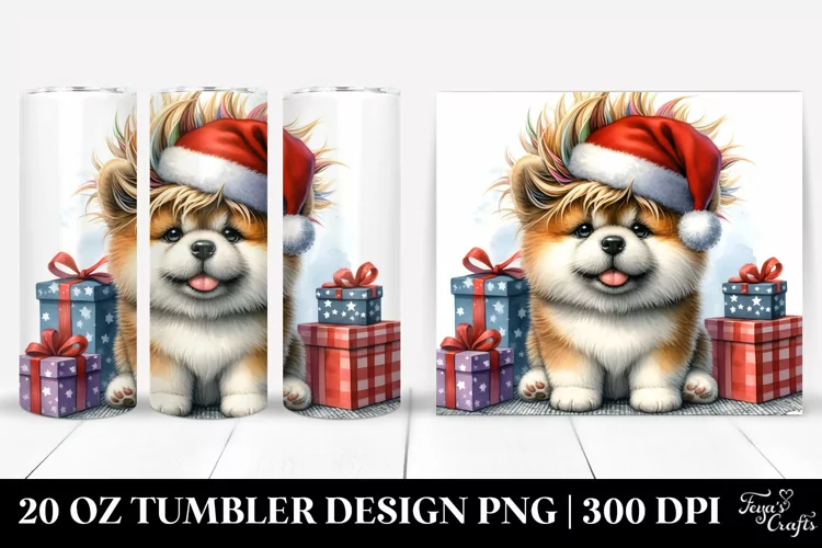 Exciting Akita 20 Oz Tumbler