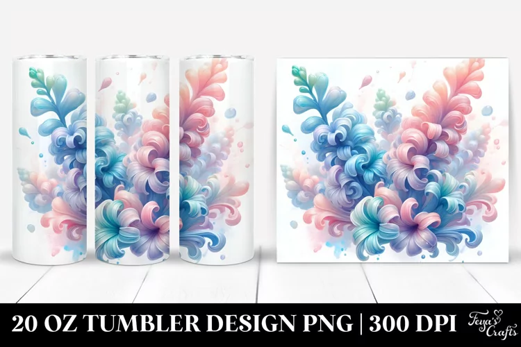 Shiny Hyacinth 20 Oz Tumbler