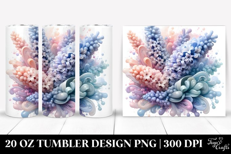 Shiny Hyacinth 20 Oz Tumbler example image 1