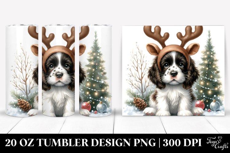 Expressive English Springer Spaniel 20 Oz Tumbler example image 1