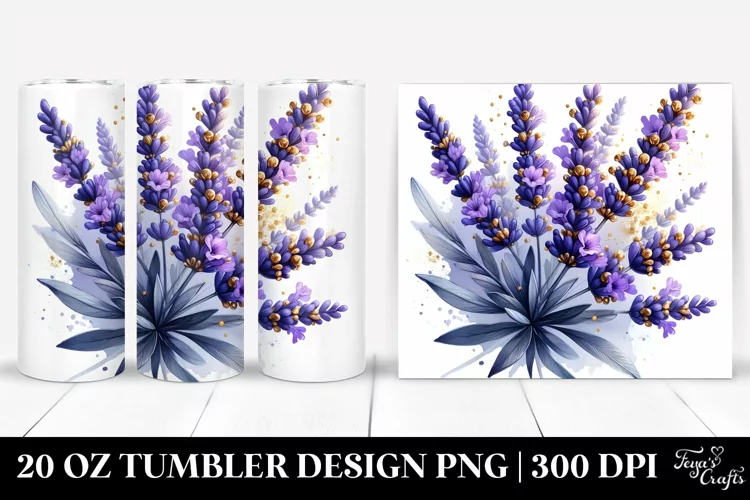 Shiny Golden Lavender | 20 Oz Tumbler