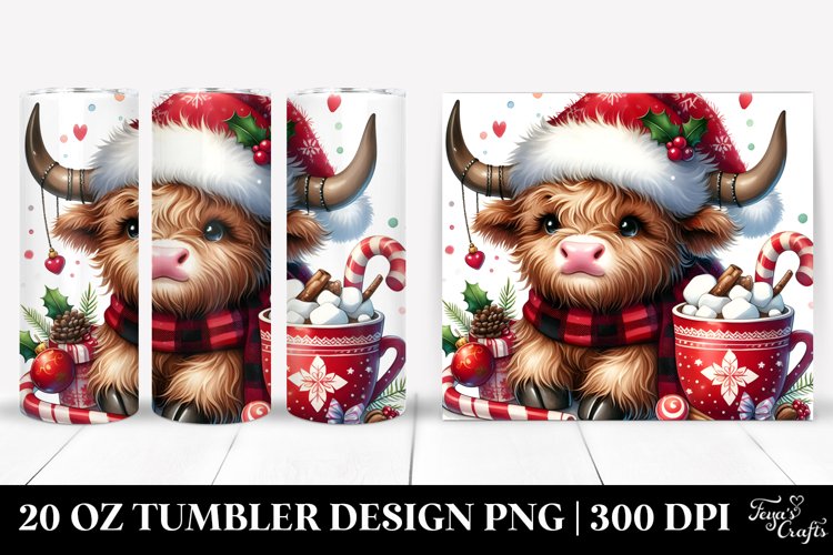Christmas PNG 20 Oz Tumbler Design