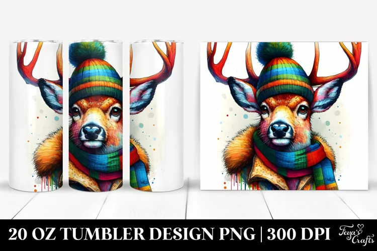 Christmas PNG 20 Oz Tumbler Design