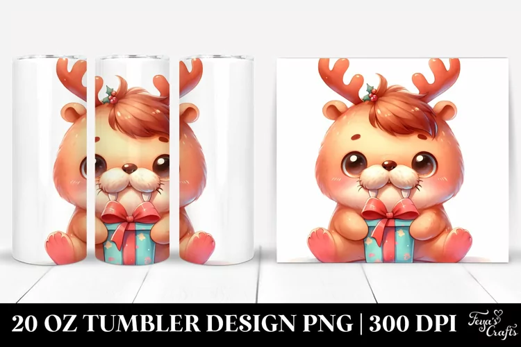 Baby Walrus with Cool Haircut 20 Oz Tumbler
