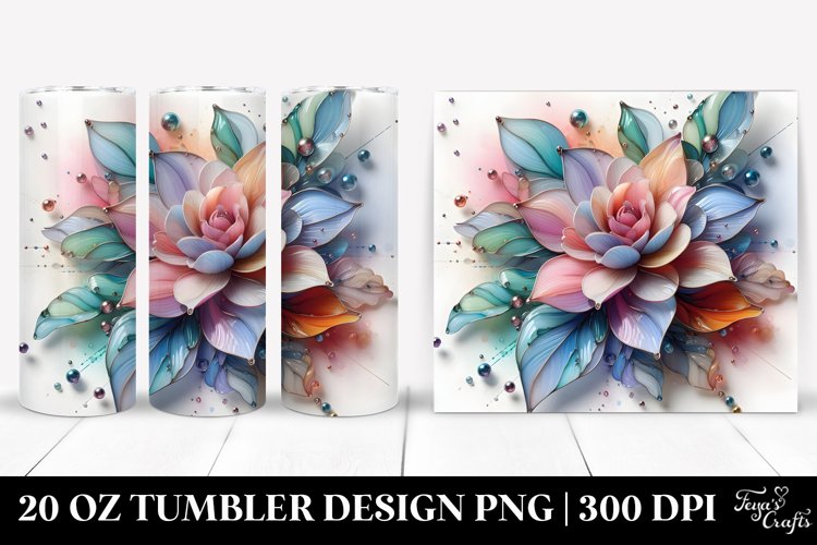 Glossy Gardenia | 20 oz Tumbler