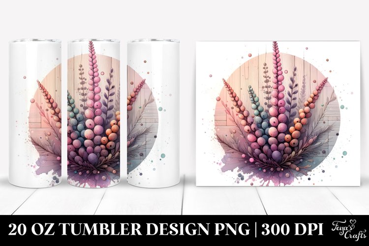 Pastel Watercolor Flower Png Image 17