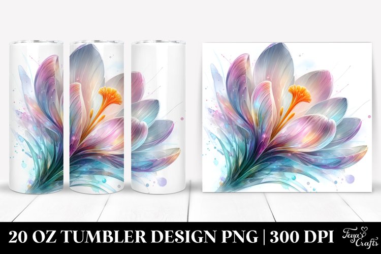 Shiny Crocus Tumbler example image 1