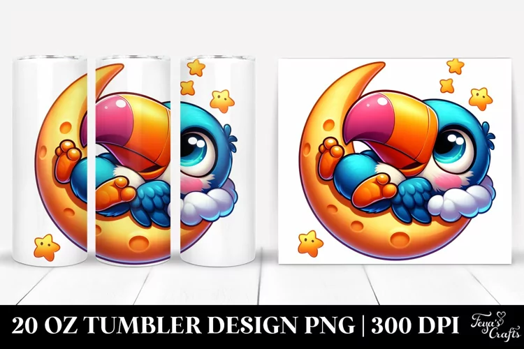 crazy looking Baby Toucan | 20 Oz Tumbler