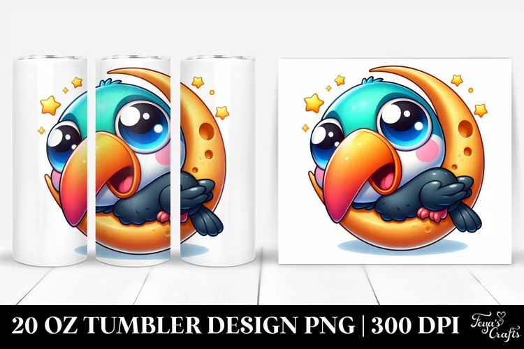 crazy looking Baby Toucan | 20 Oz Tumbler