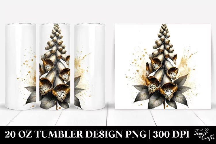 Shiny Golden Foxglove | 20 Oz Tumbler